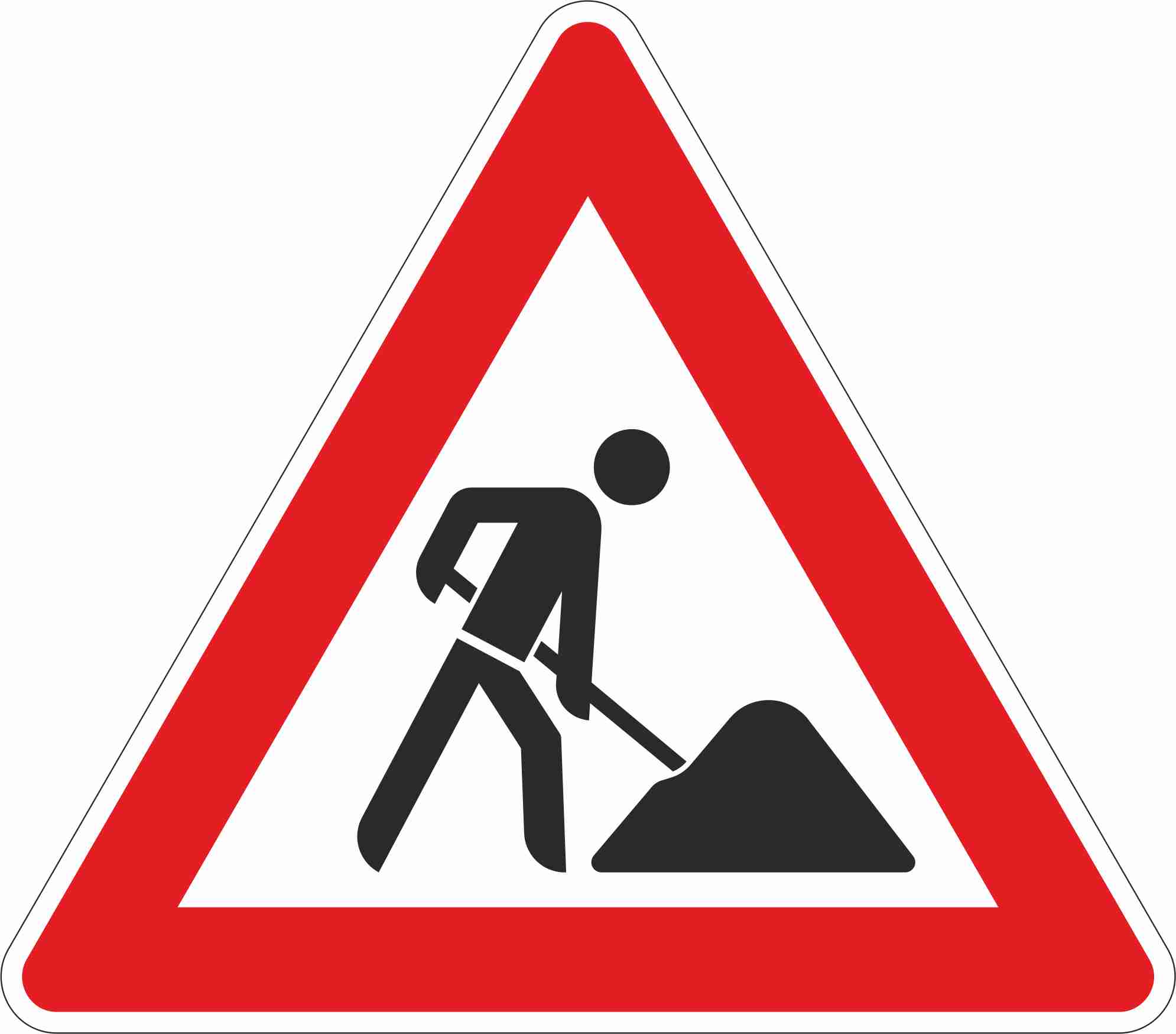 Baustelle §50/9 - Schild