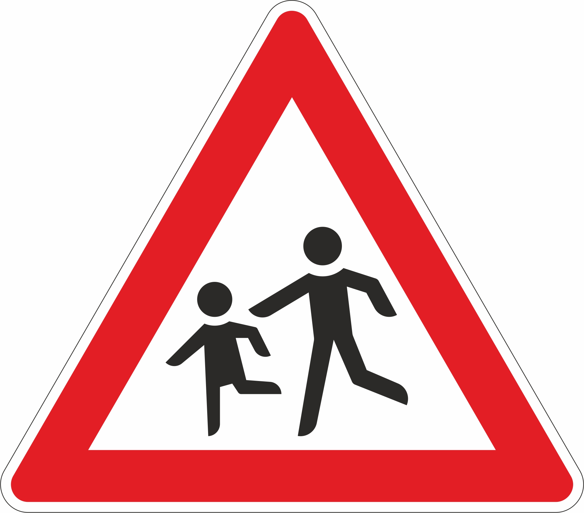 Achtung Kinder §50/12 - Schild