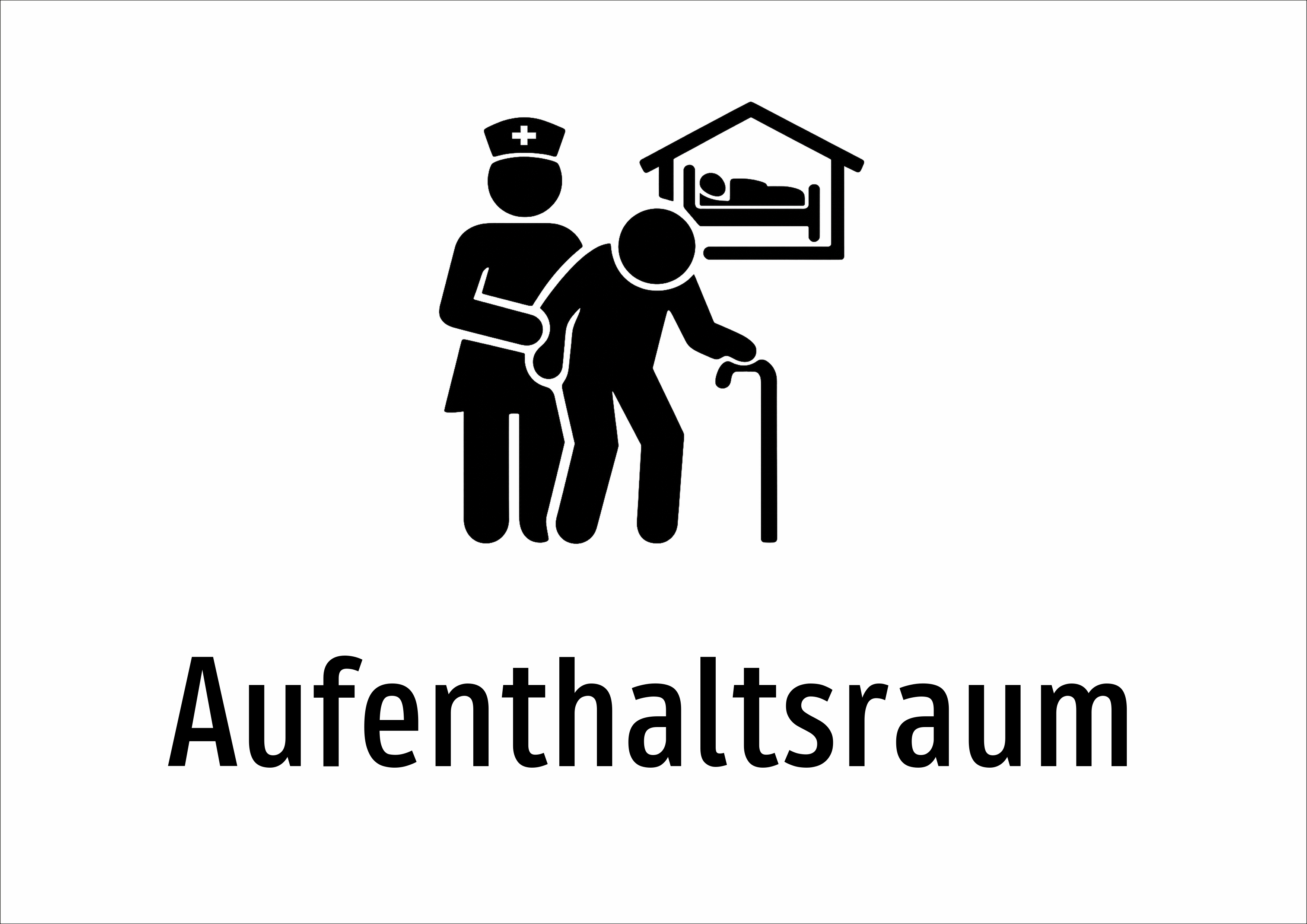 Aufenthaltsraum - Schild