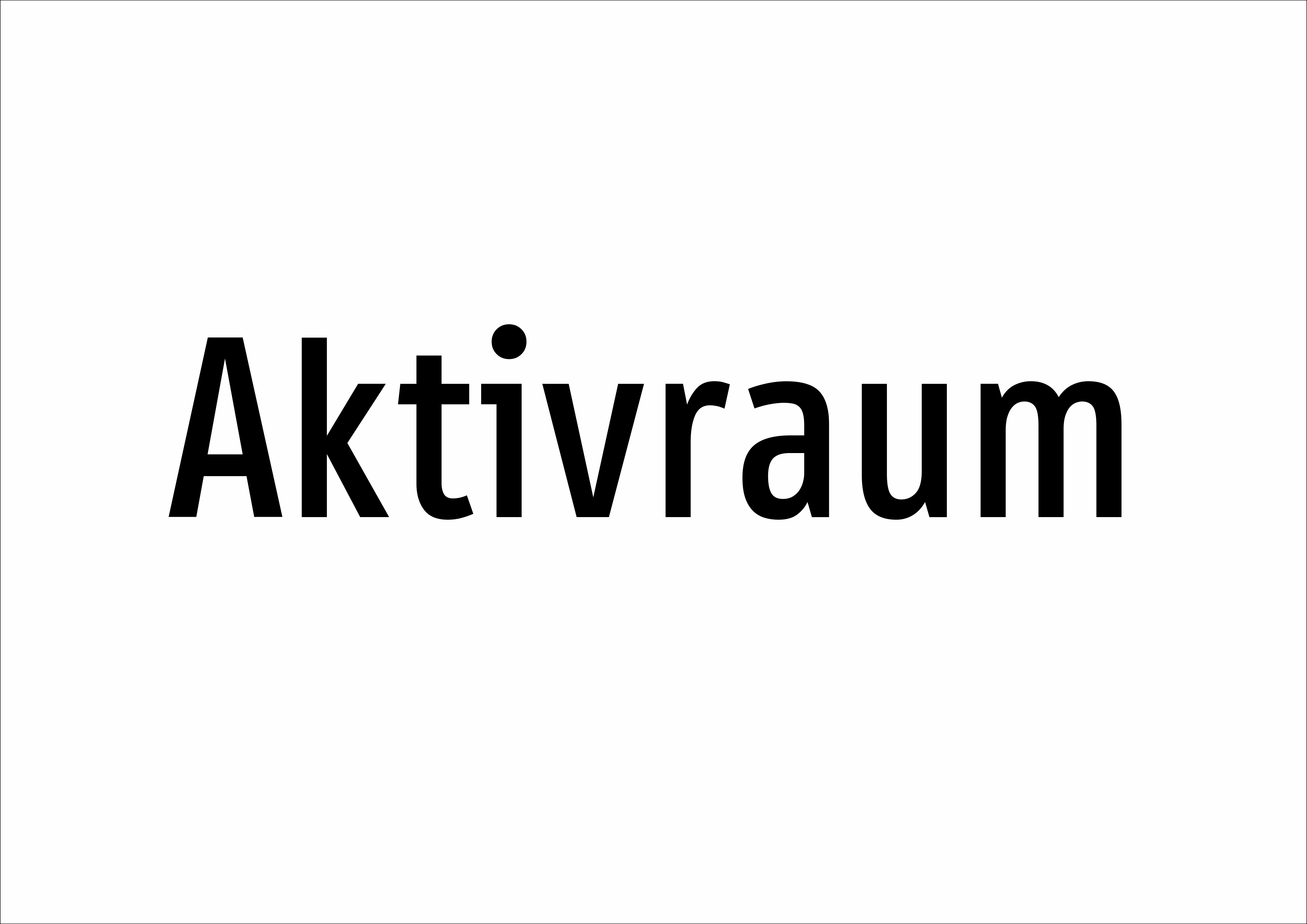 Aktivraum - Schild - Produktbild 2