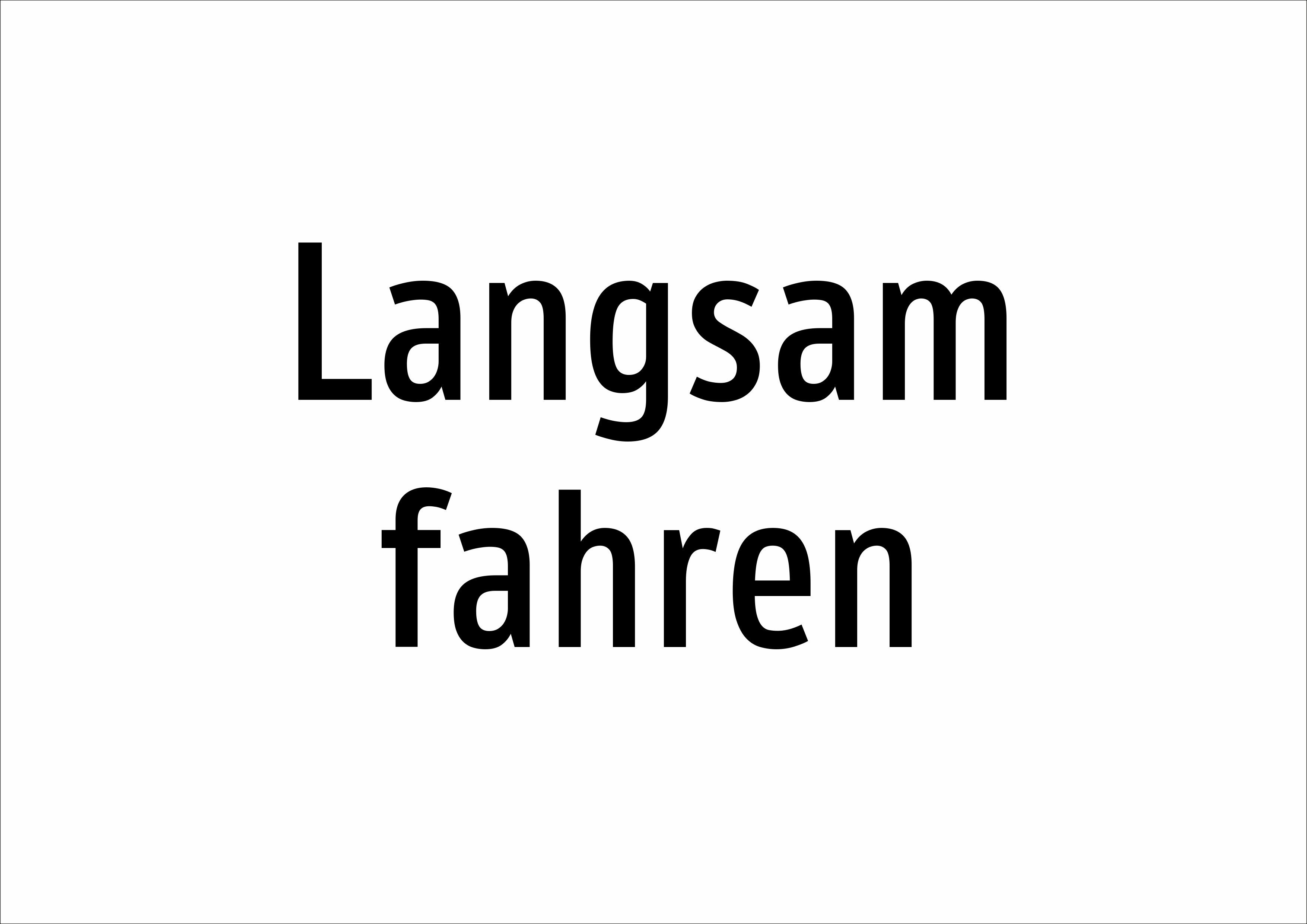 Langsam fahren - Schild - Produktbild 2