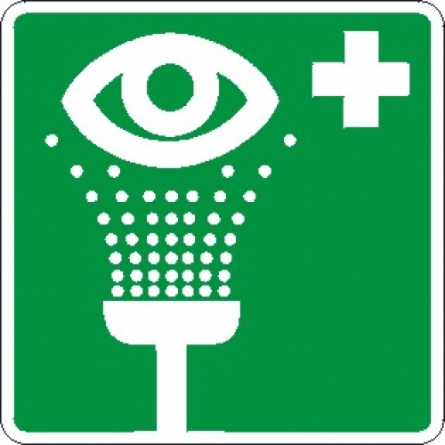 Augenspüleinrichtung - Schild