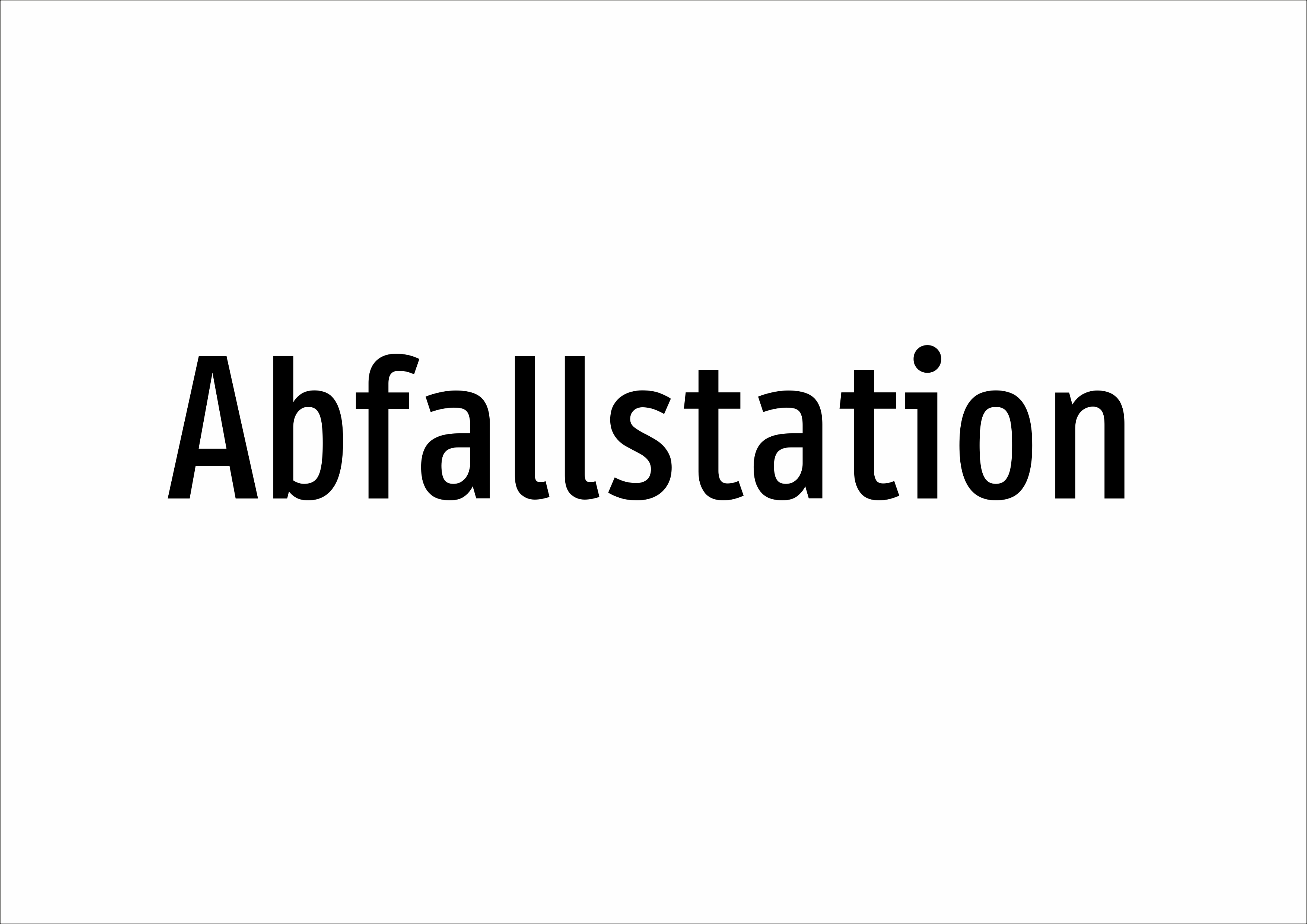 Abfallstation - Schild - Produktbild 2