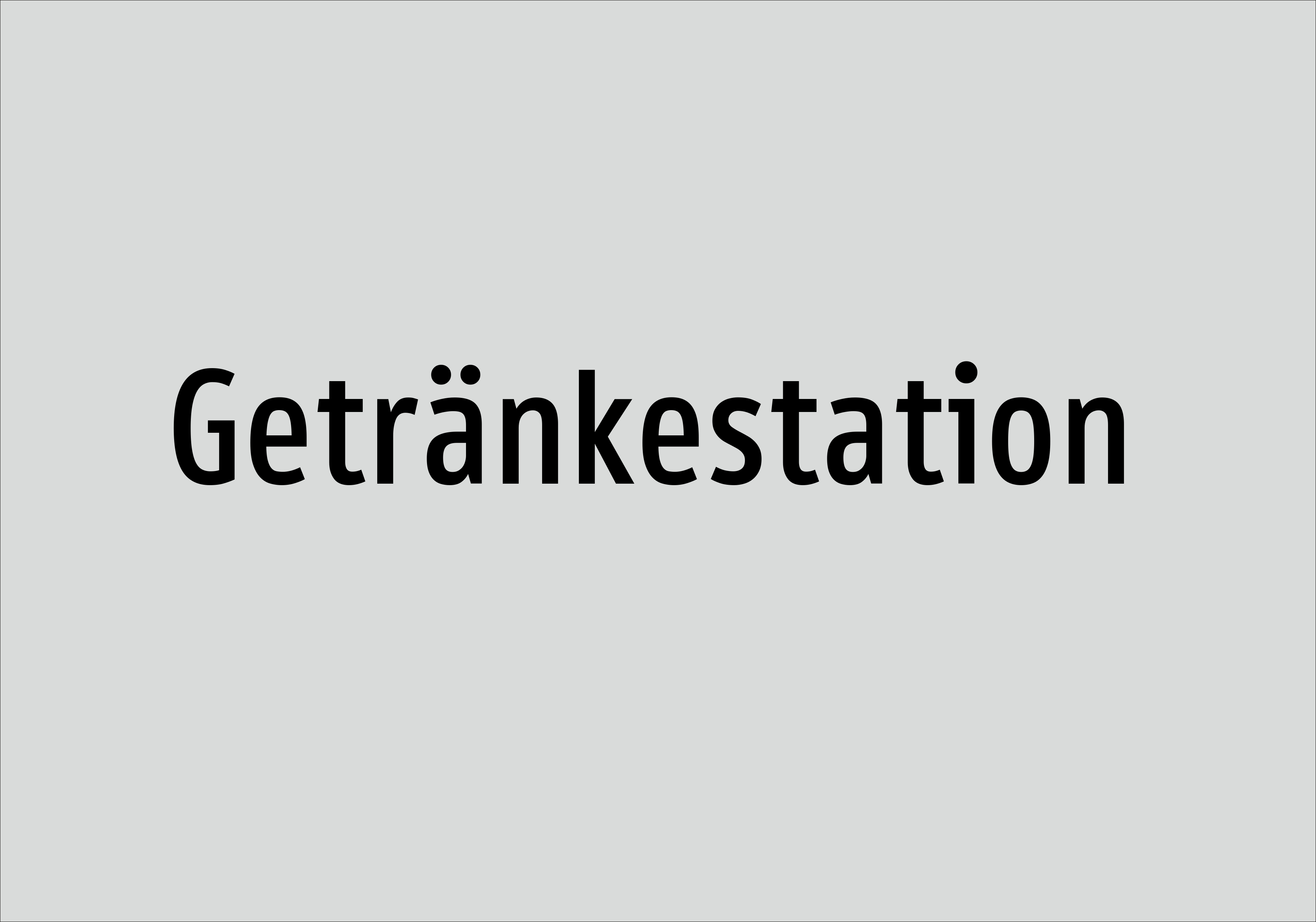 Getränkestation - Schild - Produktbild 2