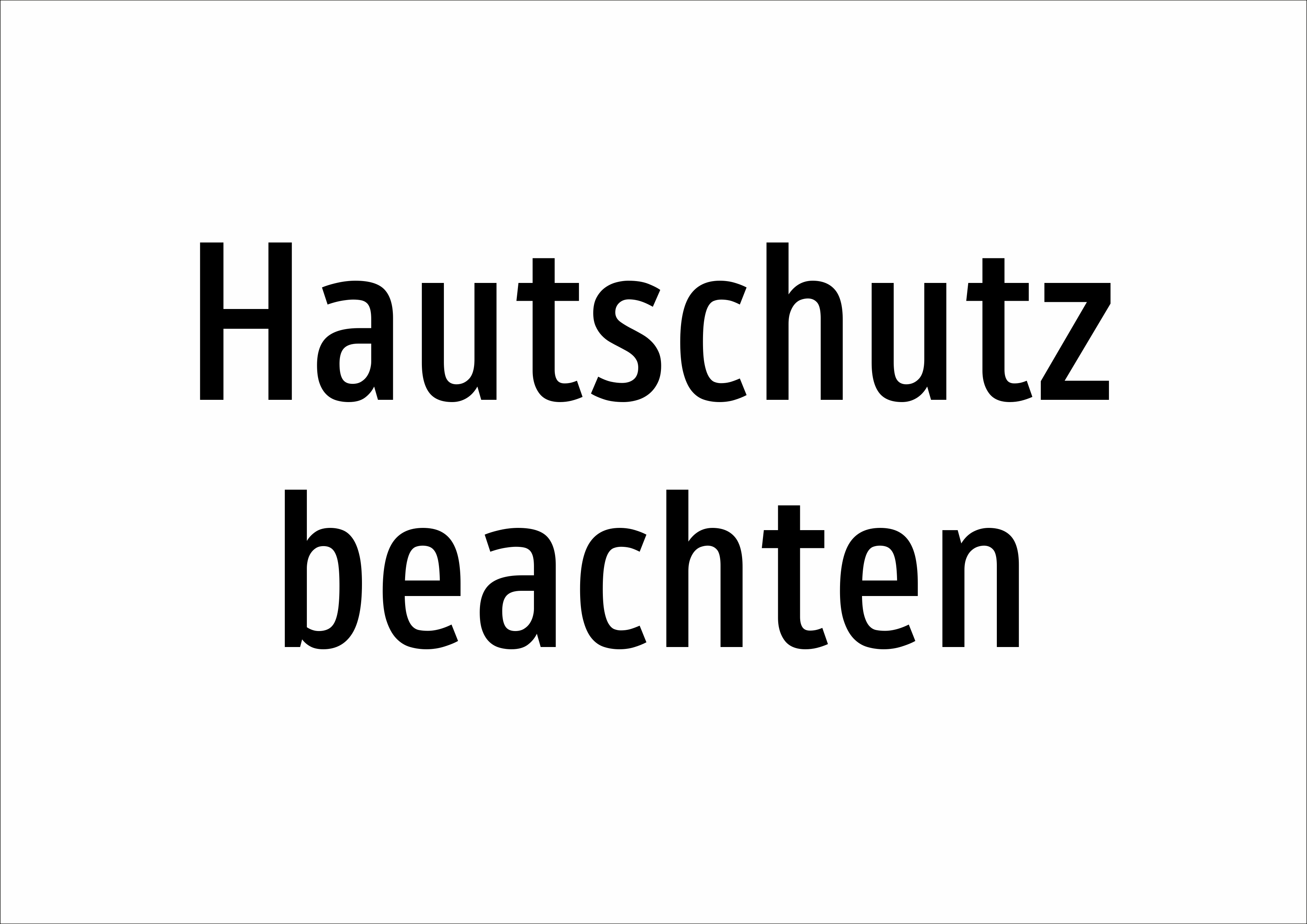 Hautschutz beachten - Schild - Produktbild 2