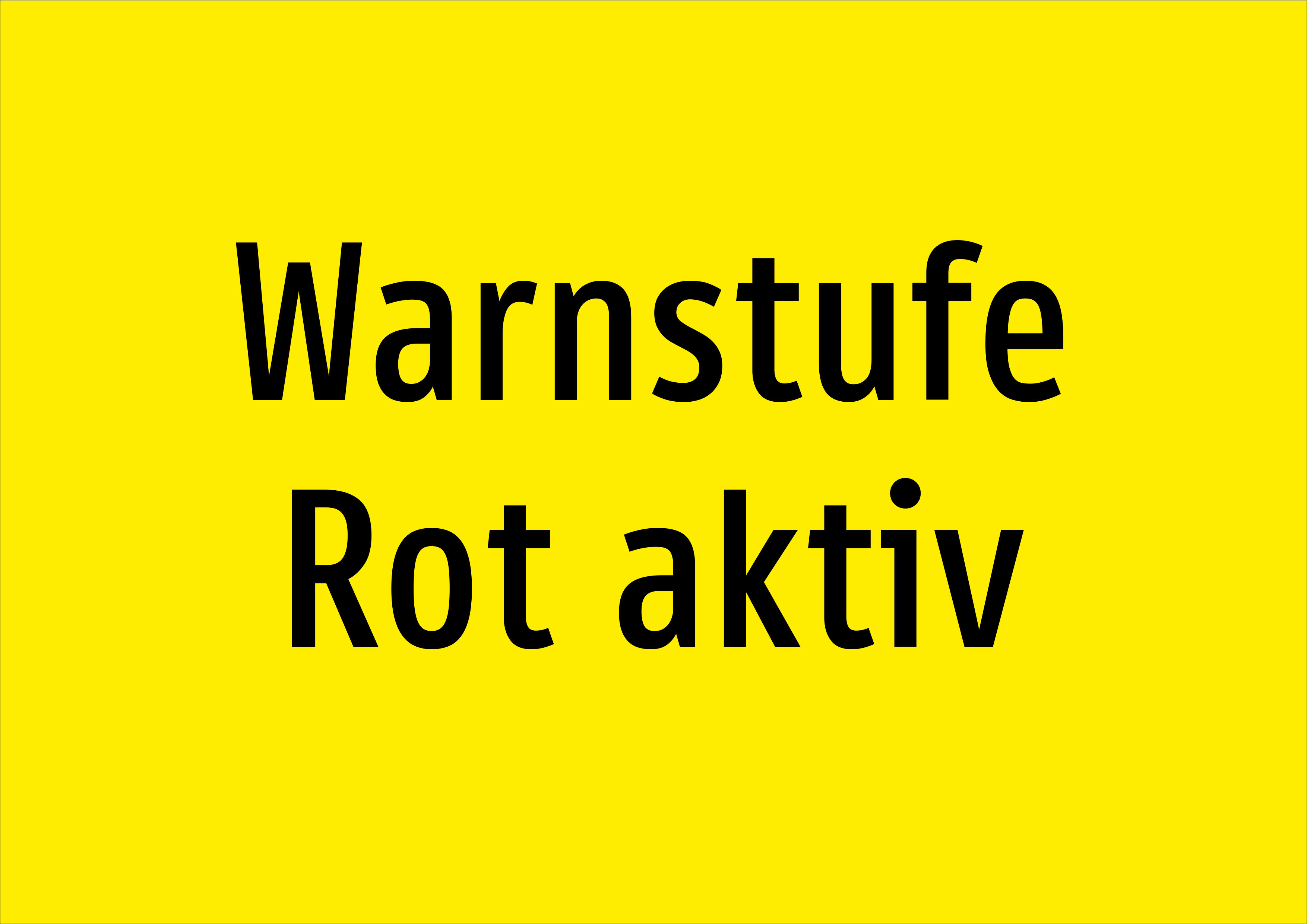 Warnstufe Rot aktiv - Schild - Produktbild 2
