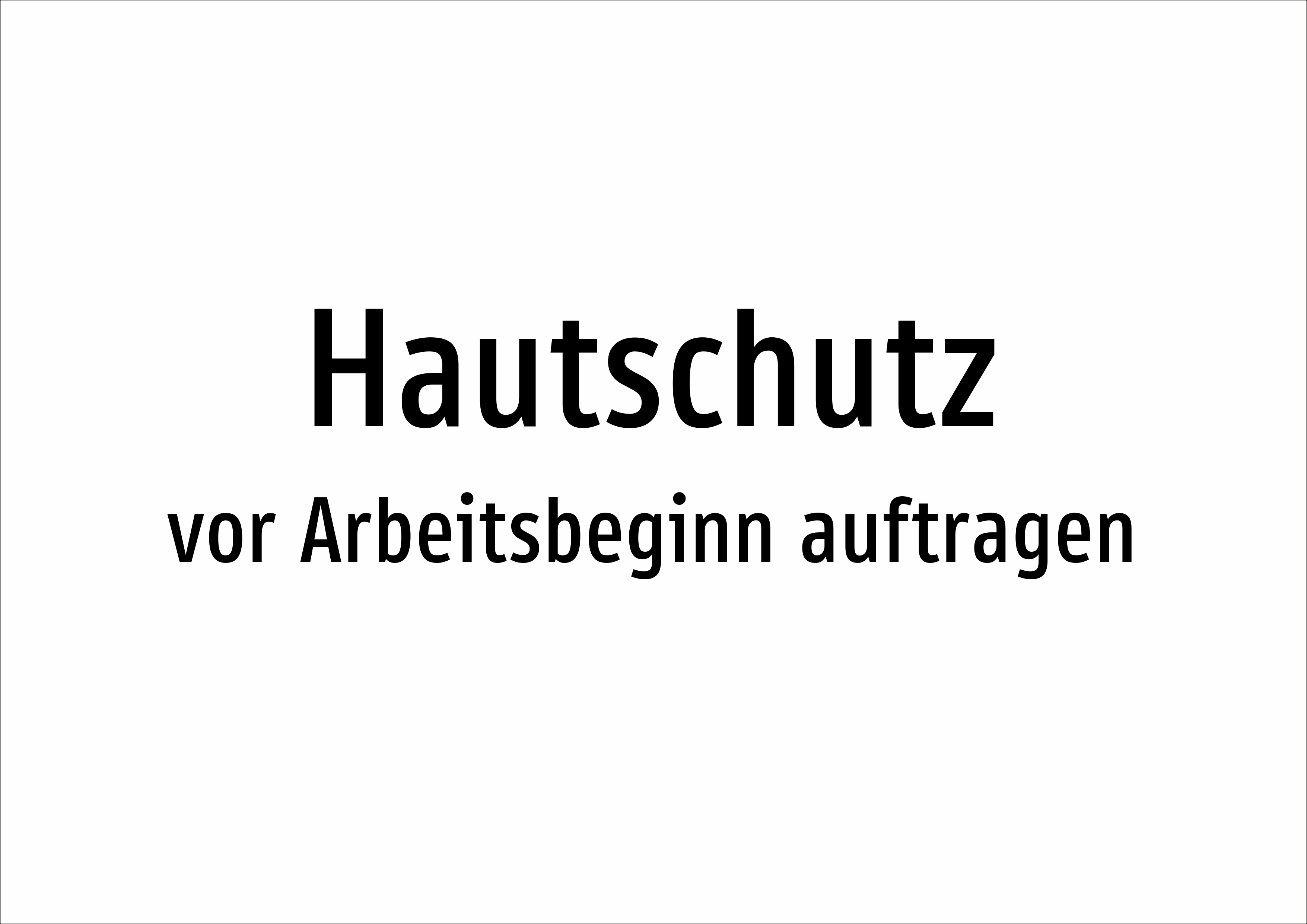 Hautschutz - vor Arbeitsbeginn auftragen - Schild - Produktbild 2