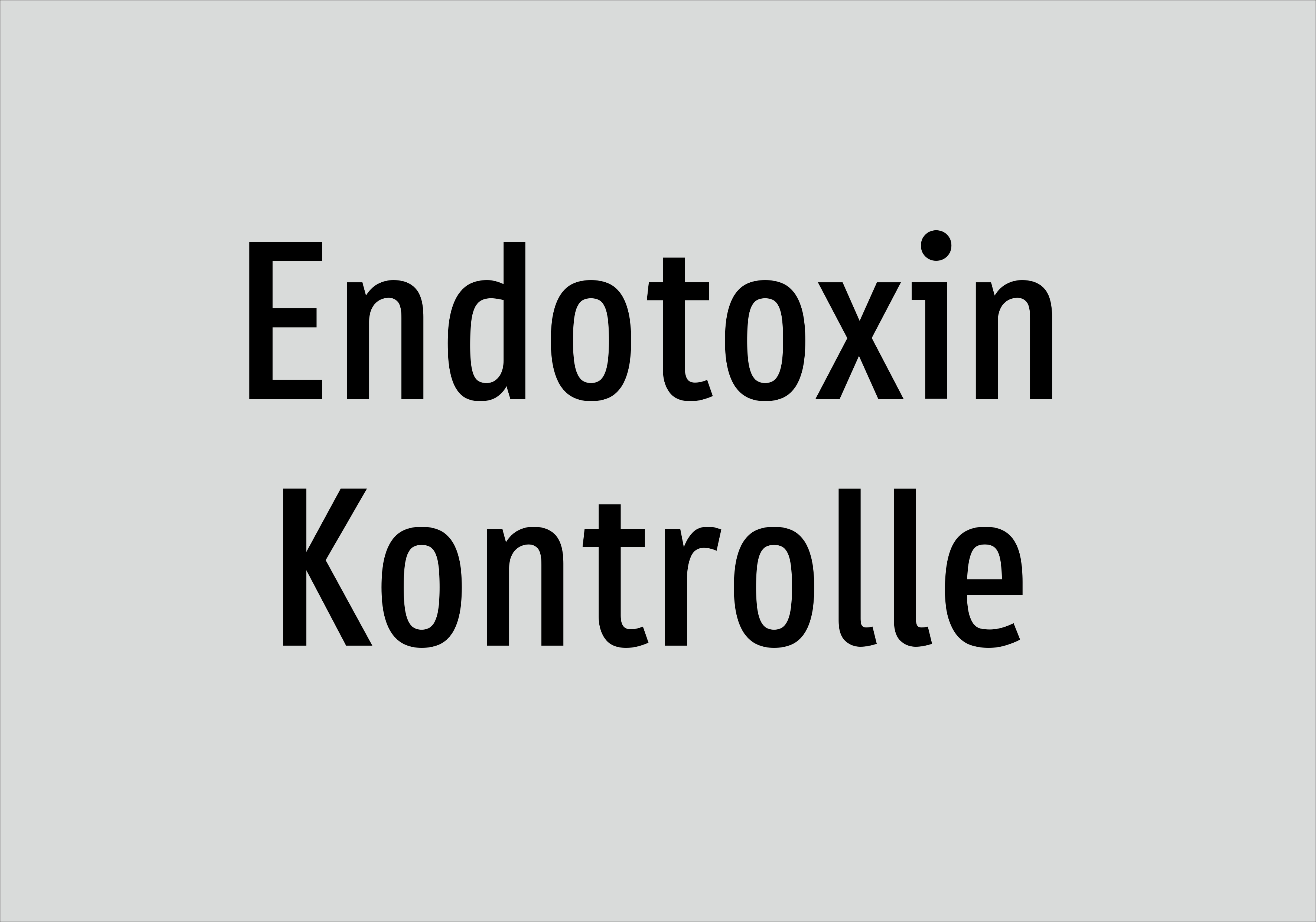 Endotoxin Kontrolle - Schild - Produktbild 2