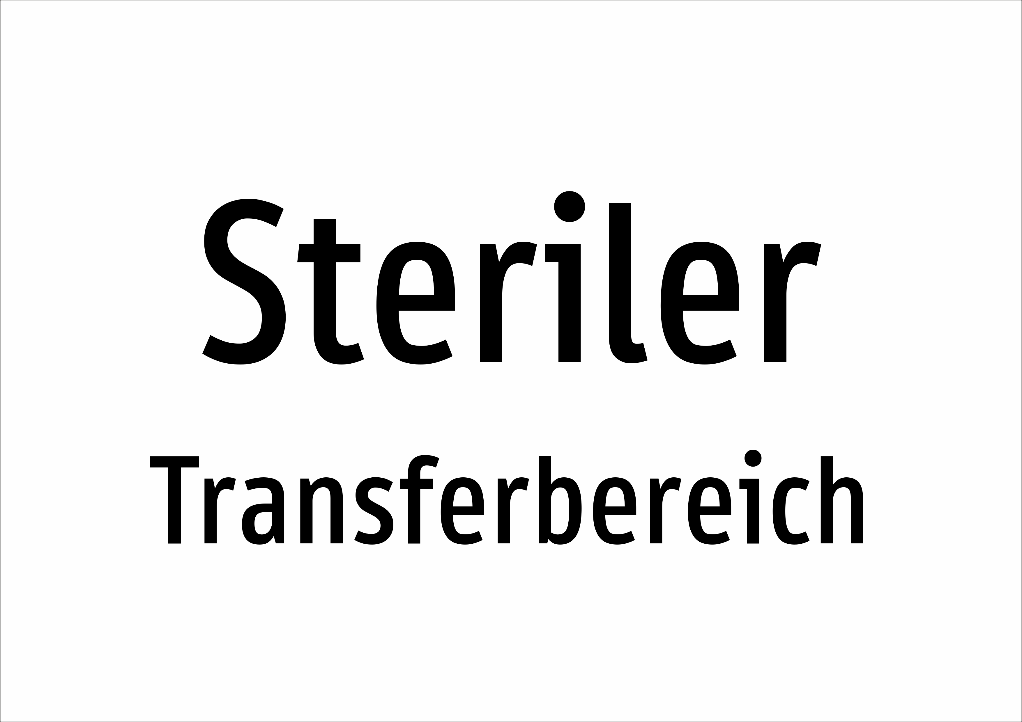 Steriler - Transferbereich - Schild - Produktbild 2