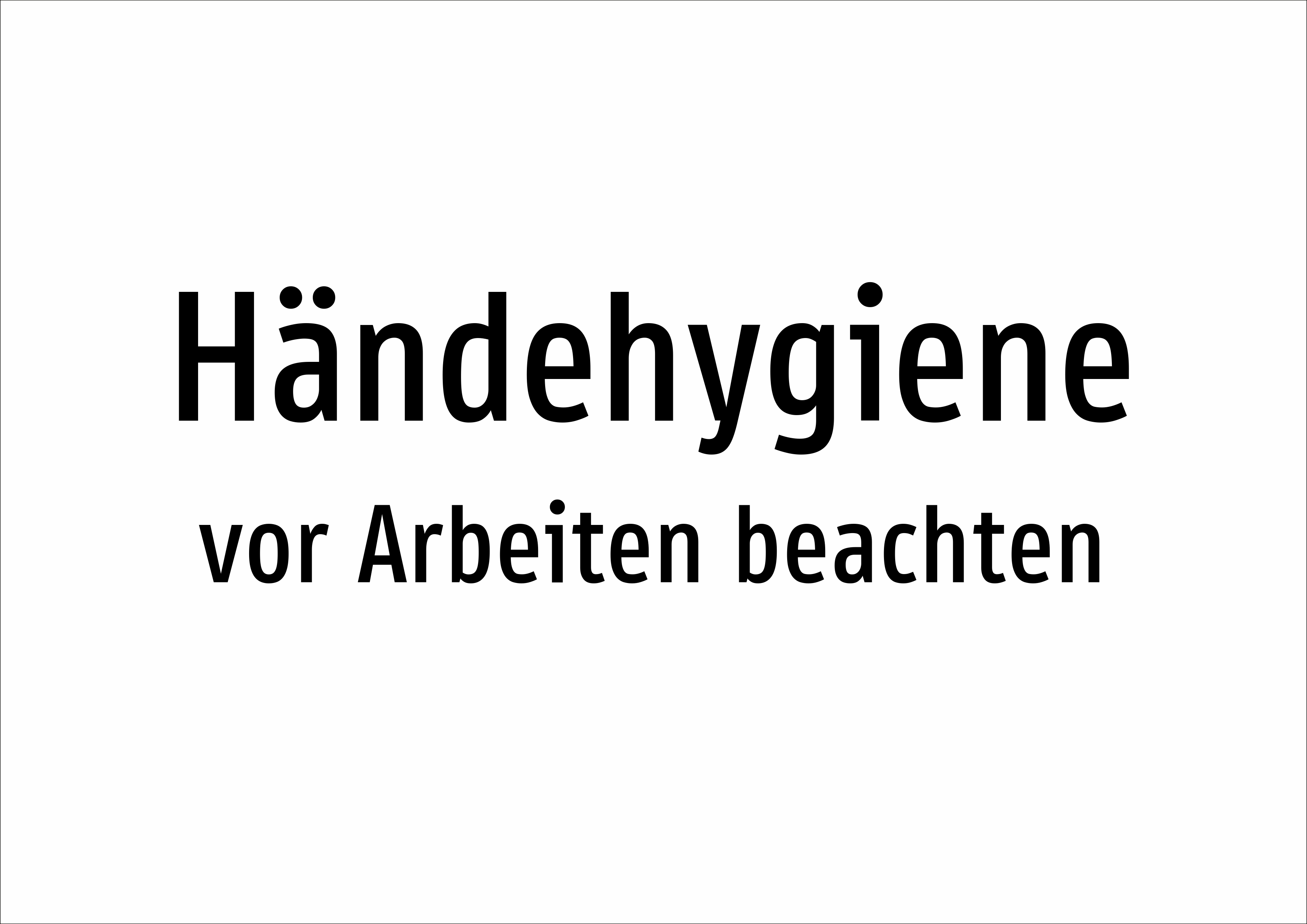 Händehygiene - vor Arbeiten beachten - Schild - Produktbild 2