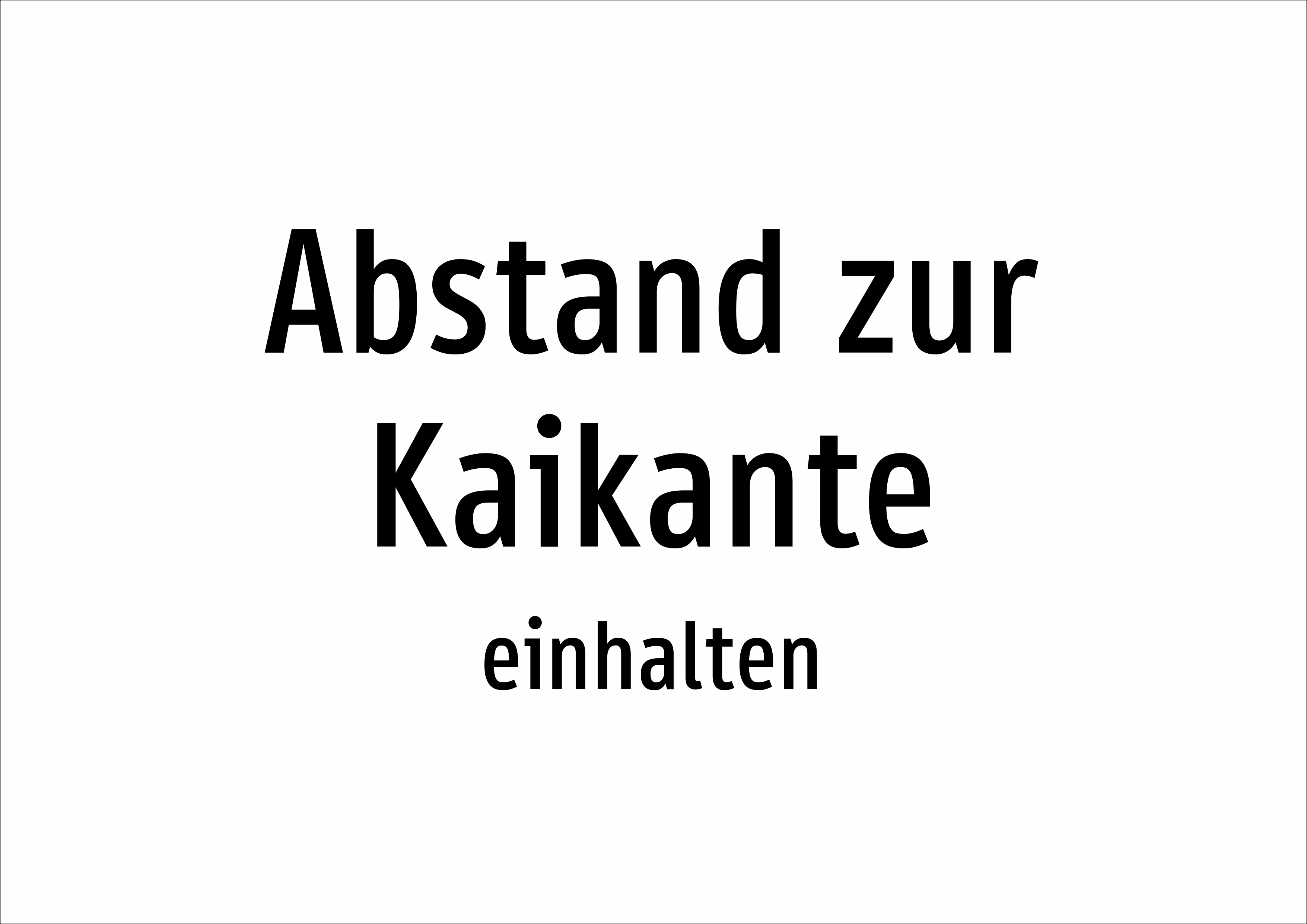 Abstand zur Kaikante - einhalten - Schild - Produktbild 2