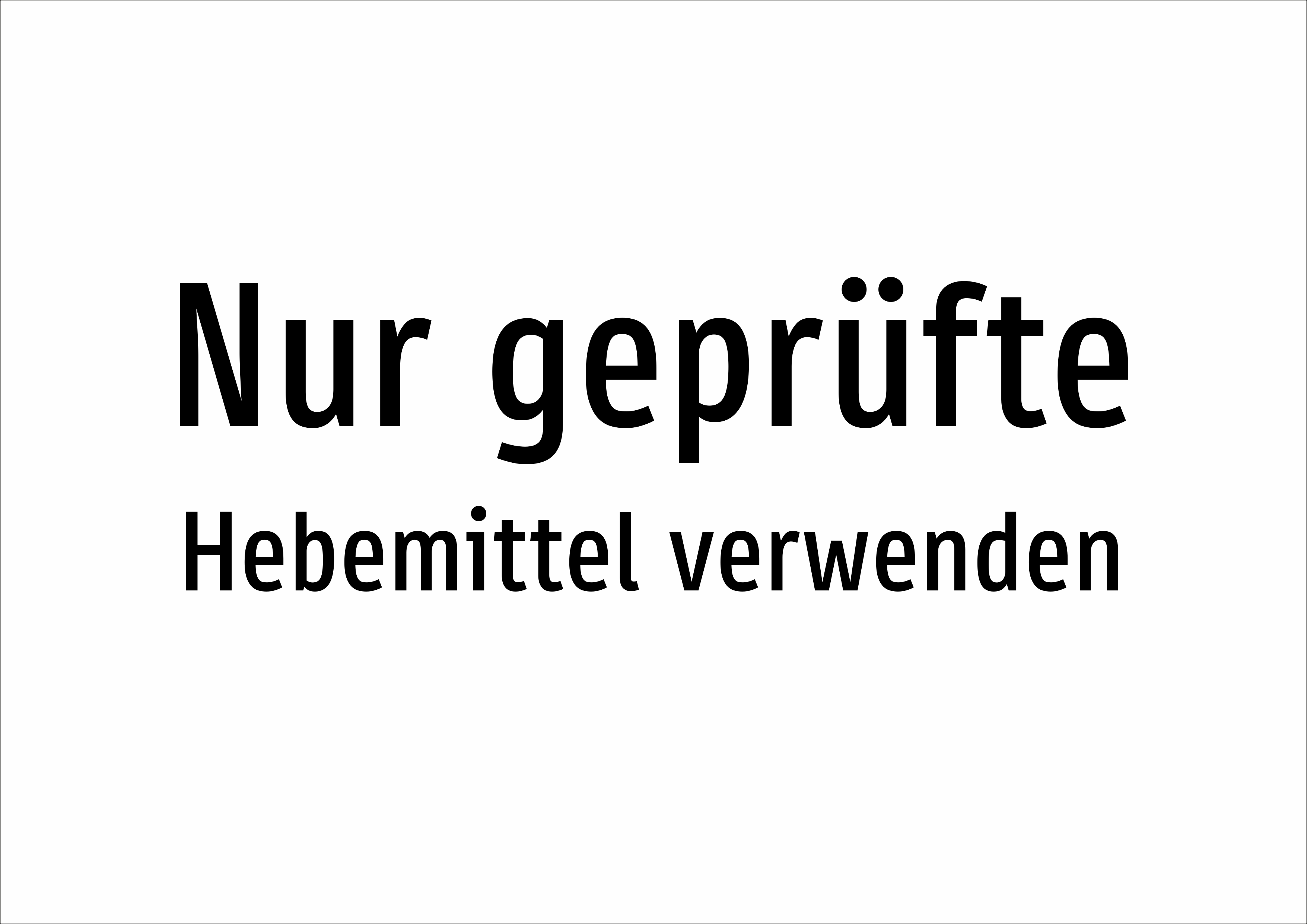 Nur geprüfte - Hebemittel verwenden - Schild - Produktbild 2