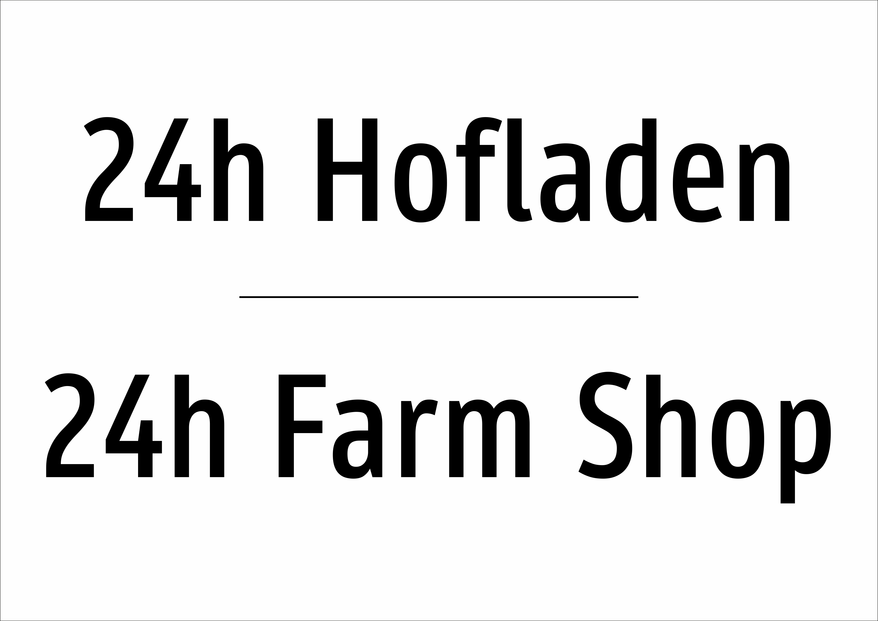 24h Hofladen - Schild - Produktbild 2