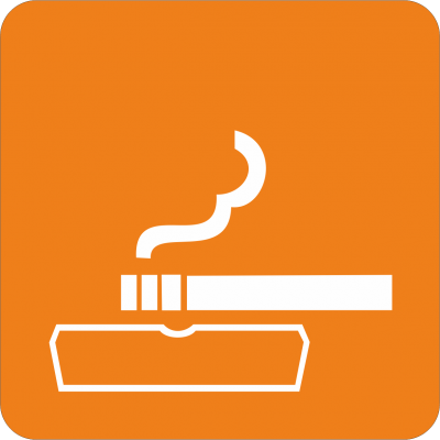 Piktogramm rauchen erlaubt