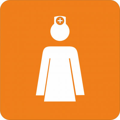 Piktogramm Krankenschwester