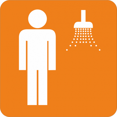 Piktogramm Dusche - Herren
