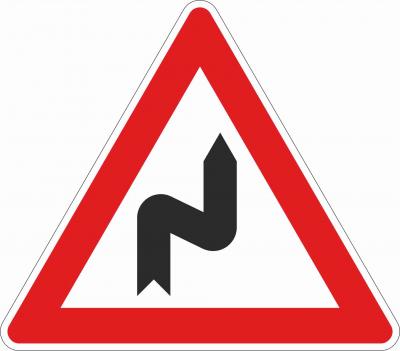 Doppelkurve, rechts beginnend §50/2c