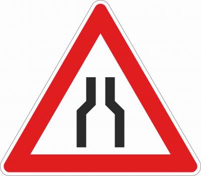 Fahrbahnverengung beidseitig § 50/8a