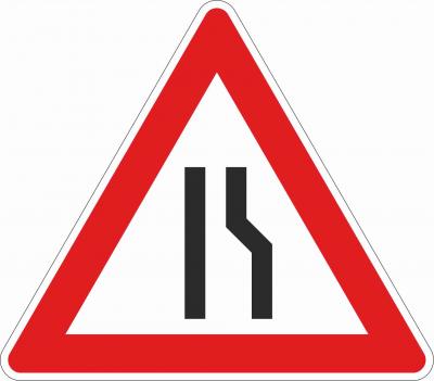 Fahrbahnverengung rechtsseitig §50/8c