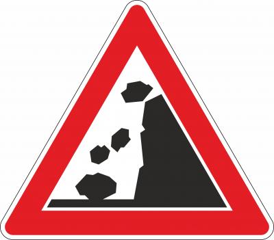 Achtung Steinschlag §50/10b