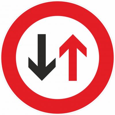 Wartepflicht bei Gegenverkehr §52/5