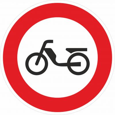 Fahrverbot für Motorfahrräder §52/8b