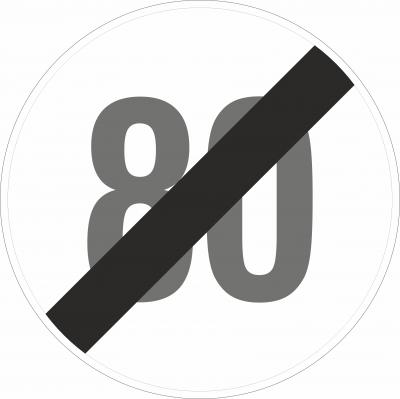 Ende der Geschwindigkeitsbeschränkung 80 km/h §52/10b 