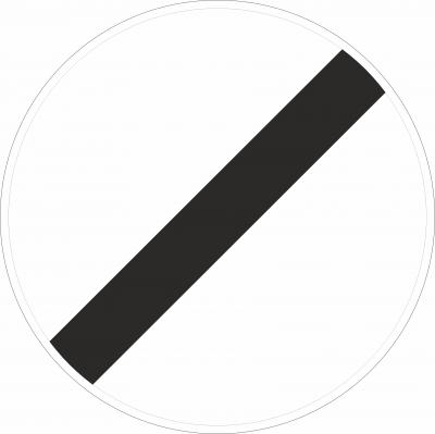 Ende von Überholverboten und Geschwindigkeitsbeschränkungen §52/