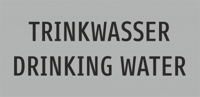 TRINKWASSER - DRINKING WATER (deusch/englisch)