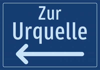 Zur Urquelle  - Pfeil nach links