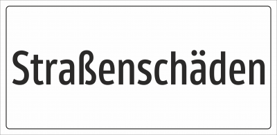 Straßenschäden