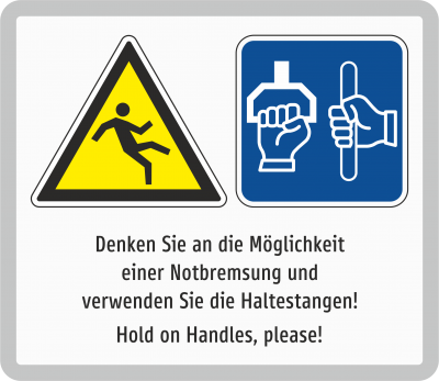 Verwendung Haltestangen