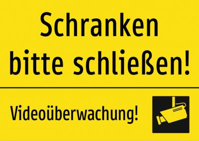 Schranken bitte schließen - Videoüberwachung