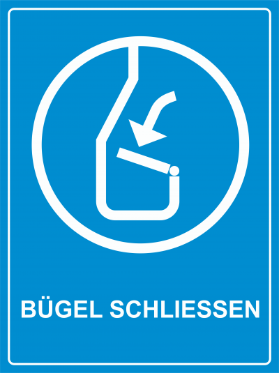 Bügel schließen