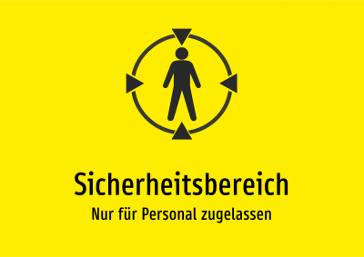 Sicherheitsbereich - Nur für Personal zugelassen