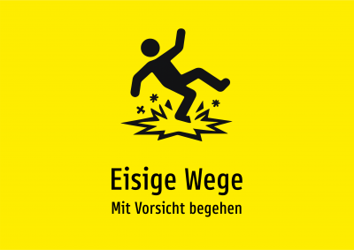 Eisige Wege - Mit Vorsicht begehen