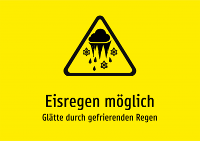 Eisregen möglich - Glätte durch gefrierenden Regen