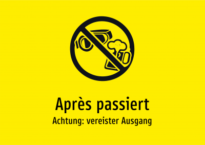 Après passiert - Achtung: vereister Ausgang