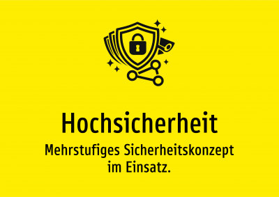 Hochsicherheit - Mehrstufiges Sicherheitskonzept im Einsatz.