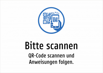 Bitte scannen - QR-Code scannen und Anweisungen folgen.