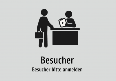 Besucher - Besucher bitte anmelden