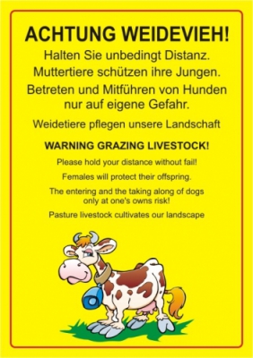  Achtung Weidevieh!