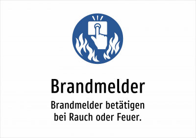Brandmelder - Brandmelder betätigen bei Rauch oder Feuer.