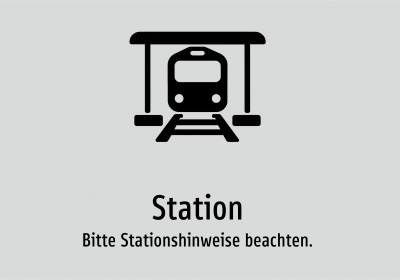 Station - Bitte Stationshinweise beachten.