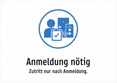 Anmeldung nötig - Zutritt nur nach Anmeldung.