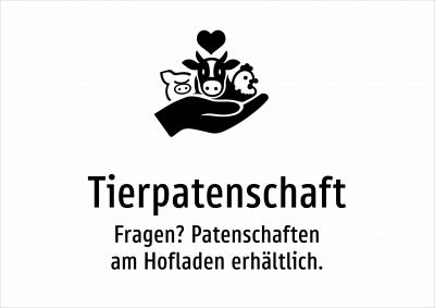 Tierpatenschaft - Fragen? Patenschaften am Hofladen erhältlich.