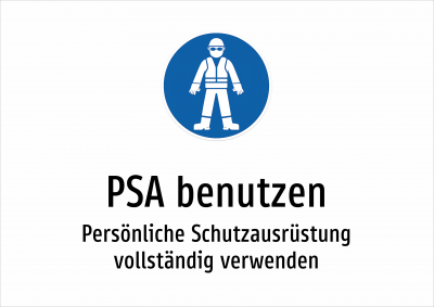 PSA benutzen - Persönliche Schutzausrüstung vollständig verwenden