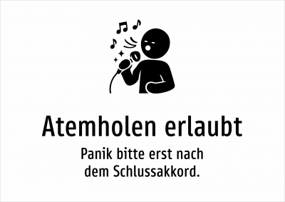 Atemholen erlaubt - Panik bitte erst nach dem Schlussakkord.