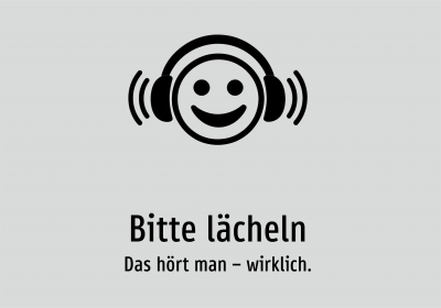 Bitte lächeln - Das hört man – wirklich.