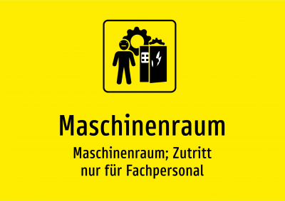 Maschinenraum - Maschinenraum; Zutritt nur für Fachpersonal